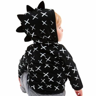 China New Arrived Lightweight Simple White Toddler Cotton Hoodie Spring Anti-pilling Clothing Sweatshirts Wholesale for sale