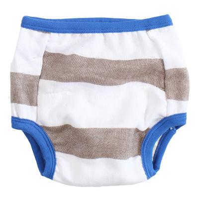 China Removable And Washable Cute Printed Diapers Waterproof Cotton Learning Pants Baby Training Absorbent Diapers for sale