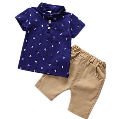 China Fashion Boys Clothing Sets Antibacterial Hot Selling Baby Clothes Summer Cotton Soft Kids Sets Clothes Boy for sale