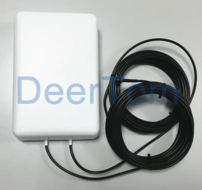 China Dual Polarization MIMO LTE Antenna 4G Router External Antenna 9dBi*2 4G mimo lte antenna for sale