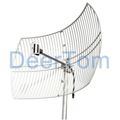 China 2500-2700MHz Wimax Grid Parabolic Antenna 24dBi LTE Parabolic Antena Long Range for sale