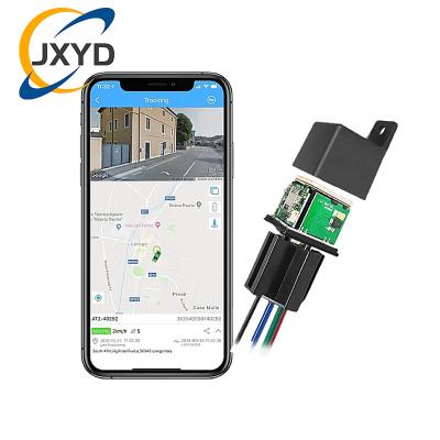 China Motorcycle Car Truck GPS Tracker Volt 9-36V Auto Relay Power 2G GSM Oil Cut Off Oil Relay Remote GPS Tracker JX03 With Fleet Free Tracking System for sale