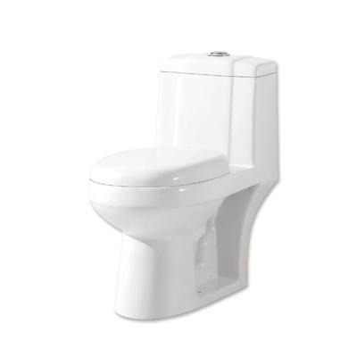 China Double-Flow Ceramic Bathroom Commode One Piece Toilet For Sri Lanka Market for sale