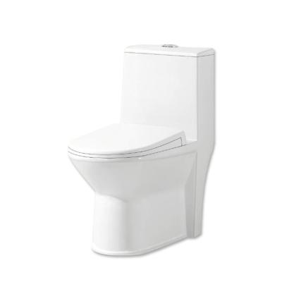 China Double-flush Western Ceramic Bathroom Closed Coupled WC Toilet for sale