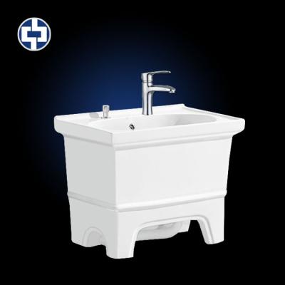 China Good Quality Eco - Friendly Bathroom New Arrival Western Ceramic Mop Pool Sink for sale