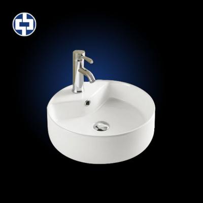 China Eco-friendly Advanced Ceramic Art Round Basin for sale