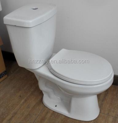 China 2015 Dual-Flow South America Market Flush Two-Piece Siphon Toilet for sale