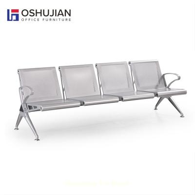 China Modern Direct Metal Hospital Metal Bus Station Airport Public Places Factory Foshan Bench Link Waiting Chair for sale