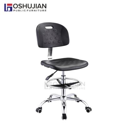 China Modern Commercial Antistatic PU ESD Lab Chair Stool For Sale Microbiology Lab Furniture for sale