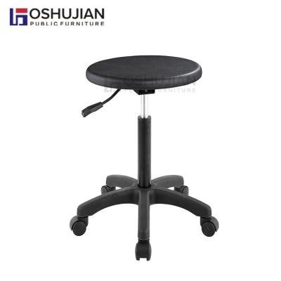 China Modern Adjustable Height ESD PU Chair Dental Lab Stool With Armrest for sale