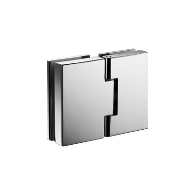 China Modern Mirror Glass 90 Degree Stainless Steel Shower Screen Part Heavy Duty Adjust Pivot Glass Door Hinge for sale