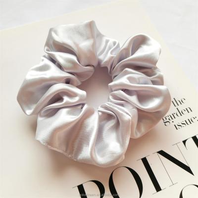 China Fashion Girls Soft Hair Accessories Big Satin Oversized Imitated Hair Tie For Women for sale