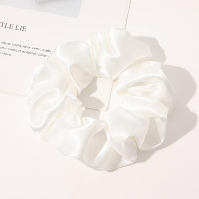 China European and American style satin scrunchies imitate hands silky silky wholesale cheap price girl scrunchies simple xxl scrunchie for sale