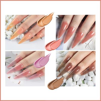 China Flexibility Custom Logo 240 Pcs/Art Salon Candy Full Cover Naked Stilettos Practice Water Drop Box Nail Nails Tips Acrylic Fake Nail Tips for sale