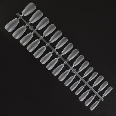 China Flexibility 240 Pcs ABS Full Cover Coffin Nail Clear French Tips, Wholesale Hot Selling Nails Art Tip Nail Salons for sale