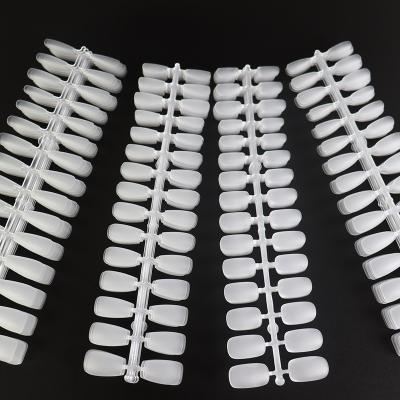 China Flexibility Nail Salon Full Cover Tips Nails Transparent Nail ABS Non-trace Nail Tip Artificial Nails 204 Pieces for sale