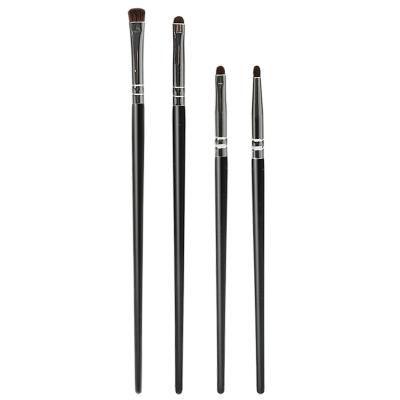 China Angular Blush Anzini 4pcs Eye Detail Makeup Brushes Pony hair brush spot wholesale professional eye shadow makeup brush for sale