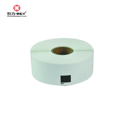 China Heat Sensitive Compatible Brother Label Brother Label Direct Thermal Label 11201 for sale