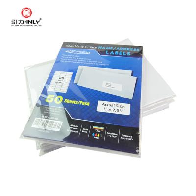 China Scratch Off A4 24 Up Circle Label Sticker Paper Laser / Inkjet Label Address Tag for sale