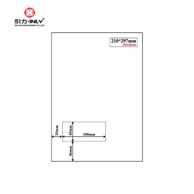 China Integrated Label ODM/OEM Factory Supply A4 Ebay/Amazon Integrated Labels Address Mail Package Paper Sticky Inkjet 110x60mm for sale