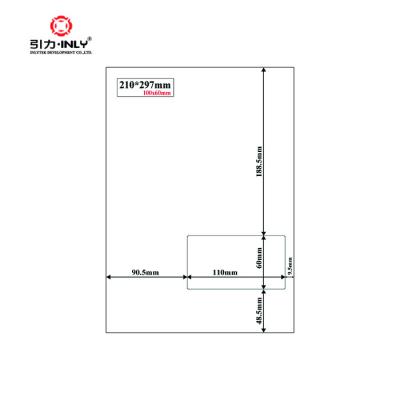 China Wholesale Barcode 210*297mm A4 OEM Integrated Invoice Paper Labels for sale