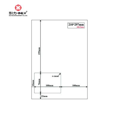 China Waterproof A4 Shipping Label Invoice Paper With Single Integrated Label for sale