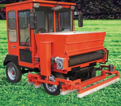 China Artificial grass turf brush machine installation artificial grass turf brushing and filling machine for soccer football pitch pitch yard installation for sale