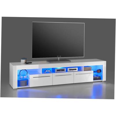 China Durable 75 And Black Side Large Glass Led Tv Stand Furniture Cabinet Tianjin Wall China Design Cabinets Unit Living Room for sale