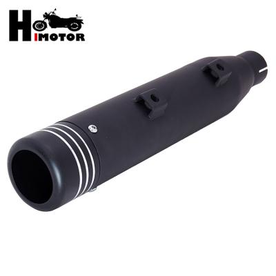 China Q235 round good shape precision scooter motorcycle black exhaust muffler pipes for harley sportster XL883 1200 for sale