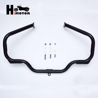 China Q235 Engine Crash Guard Motorcycle Black Road Mustache Rail Engine Guard Crash Bar For Harley Touring 2009-2016 for sale