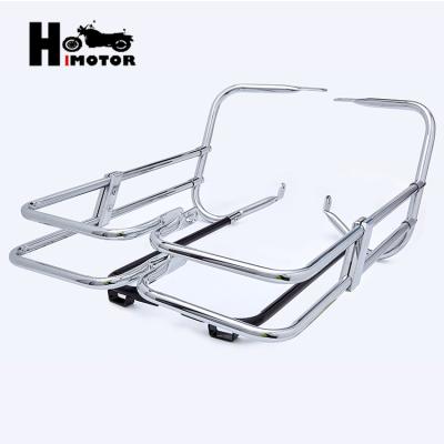 China Wholesale Q235 Touring “97-“08 HiMotor Low Price Chrome Engine Parts Saddlebag Frames Guard Motorcycle Saddlebag Guards for sale