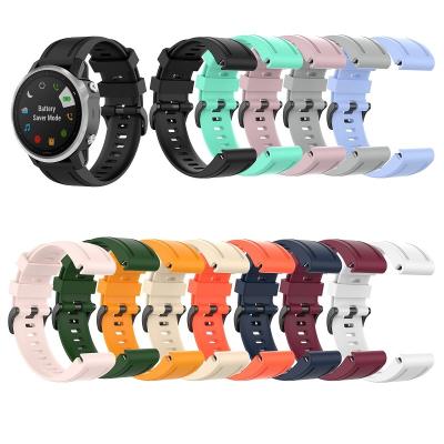 China Replacement Watch Band 20mm Quick Release Strap For Garmin Fenix ​​7S 6S 5S plus Smartwatch Wristband Sports Silicone Watch Band for sale