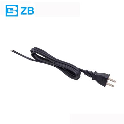 China Home Appliance Factory Supplier 2 Pin Power Cord USA SPT-1/SPT-2 NISPT125 Power Plug American Plug for sale