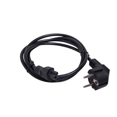 China Home appliance EU 3 prongs schuko plug AC power cord tie IEC 320 C13 plug for sale