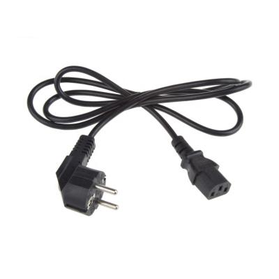 China Home appliance AC power cord IEC 320 C13 EU 3 prongs schuko plug power cord for sale