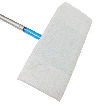 China Sustainable Disposable Flat Mop Refills Dry Floor Cloths For Cleanroom for sale