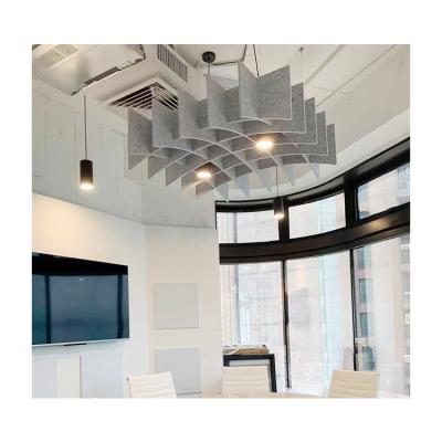 China Artistic Ceilings Shape Color Decorative Acoustic Ceiling Office Decoration Sound Absorbing Ceiling Panels for sale