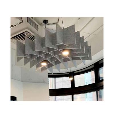 China Artistic Ceilings 2021 Collection Protable Ceiling Acoustic Office Sound Absorbing Decorative Ceiling Panels for sale