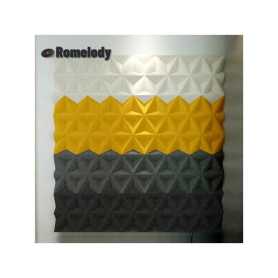 China Modern factory wholesale PET three-dimensional modeling acoustic panel for home for sale