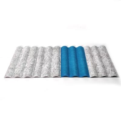 China Office 100% Sound Absorption PET Material Anti Noise 3D Polyester Acoustic Panel for sale