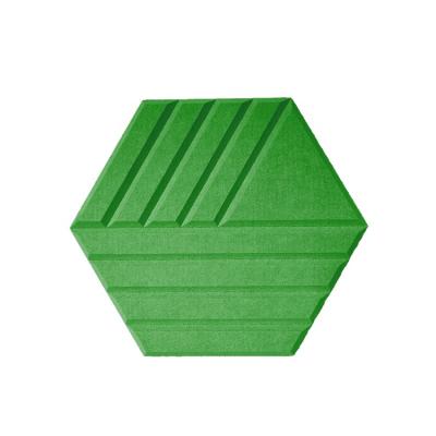 China Modern Hexagon Polyester Fiber Acoustic Damper Decorative Acoustic Wall Panels For Theater for sale