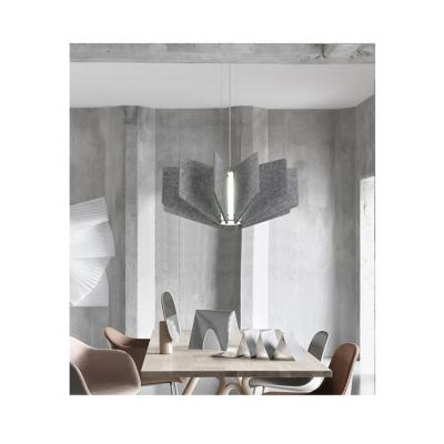 China Modern Design Industrial Wind Polyester Fiber Recommended Creative Felt Acoustic Lampshade for sale