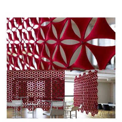 China Office Manufacturers Selling High Quality Cavity Suspension Sound Absorbing Partition Screens for sale