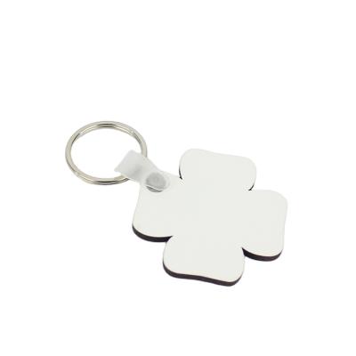 China Wholesales Wood Keychains Sublimation MDF Heat Transfer Photo Wood Key Chains Gift for sale