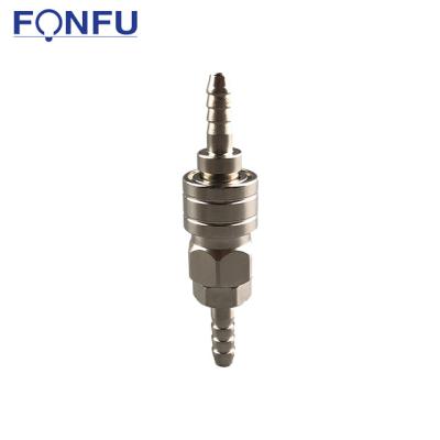 China Factory Self C Lock Air Male Thread Air Coupler Steel Fitting Quick Compress Connector Chrome Plated SH20+PH20 Pneumatic Fittings for sale