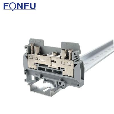 China Current power distribution and test box terminal block URTK/S screw terminal etc. din electrical rail connector wire terminal block for sale