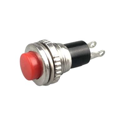 China DS-316 Red Power ON- OFF Start Momentary (ON) Push Button Switch 10mm for sale