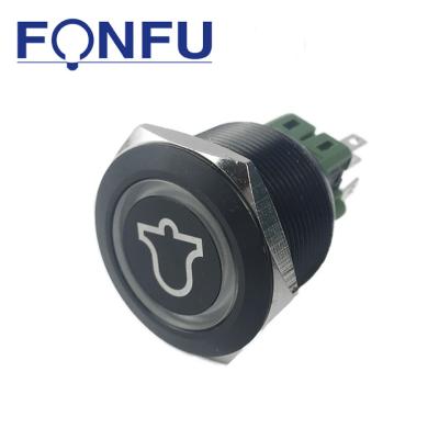 China Illuminated Push Button Switch 25mm Switch Button Pusher FU25-B2 for sale