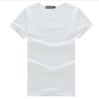 China Wholesale QUICK DRY women's T-shirt 2021 new summer pure white ladies around the neck short-sleeved T-shirts cotton solid color for sale