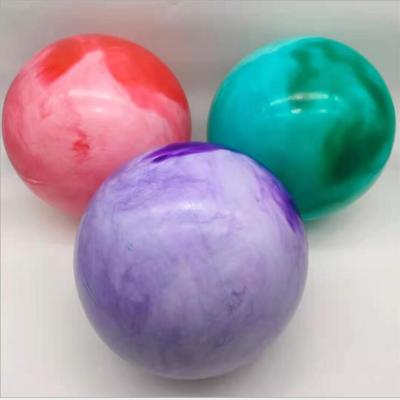 China Soft PVC Thickened Yoga Exercise Ball 25CM Small Colorful Matte Surface Pilates Ball Fitness Ball for sale